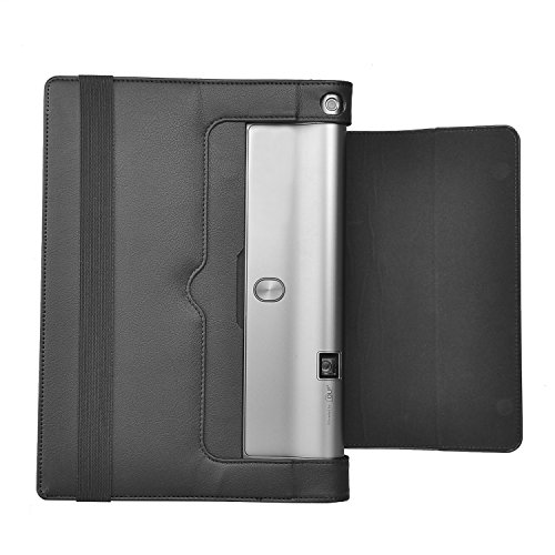 Lenovo YOGA Tablet 3-10 Pro Bluetooth Tastatur [QWERTZ Tastatur]- IVSO mit Standfunction , Abnehmbare Wireless Bluetooth Tastatur Schutzhülle NUR geeignet für Lenovo YOGA Tablet 3-10 Pro 25,6 cm (10,1 Zoll QHD IPS) mit integrierter Projektor/Beamer Tablet-PC, Schwarz - 6