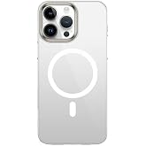 Zore Apple ile uyumlu iPhone 16 Pro Max Kılıf M-safe Şarj &Ouml;zellikli Şeffaf Cam Arka Y&uuml;zey Zore G-Glass Kapak Şeffaf