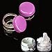Chinatera 10Pcs Mini Cosmetic Empty Jar Pot Eyeshadow Makeup Face Cream Container (Purple)