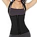 Produktbild DODOING Damen Zipper Sport Waist Cincher Training Sport Korsage Korsett Corsage Schwitzen Sauna Neopren Weste Tank Top für Gewichtsverlust
