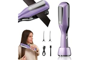 KERTAYM Spliss Entferner Gerät, Haarspliss Trimmer Mit Negativ-Ionen-Haarpflege, Split Ends Hair Trimmer, Entfernt Spliss Und Geschädigtes Haar, USB-Aufladung Für Zu Hause Und Reisen (Lila)