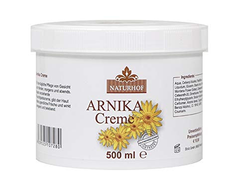Crema de Arnica 500 ml / Dolor en articulaciones y músculos