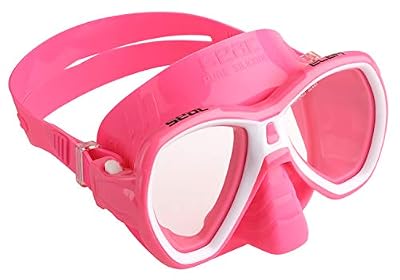 Seac Elba MD Masque de plongée en silicone Mixte Enfant, Rose, M
