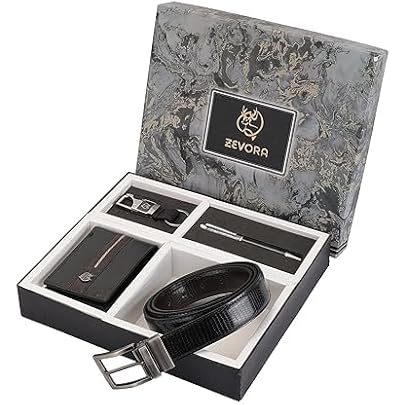 ZEVORA® Premium Men's Gift Set | 4-in-1 Combo| Gift for Men