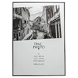 marcos a1 Perspex hoja tiene Película Protectora en ambos lados que necesitará quitar antes de exhibir sus certificados o fotos