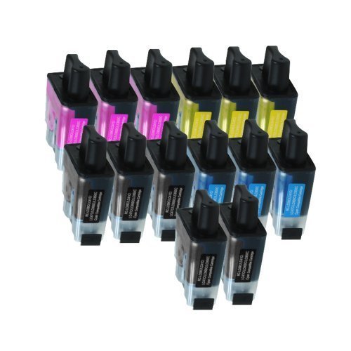 14er Komplettset Druckerpatronen für Brother DCP 110c 115c 116c MFC 210c 215c 410cn ersetzen LC-900