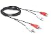 Produktbild DeLOCK 84032 Kabel Audio schwarz