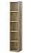 Produktbild Regal Sichling 05, Farbe: Eiche Braun - Abmessungen: 175 x 35 x 32 cm (H x B x T)