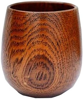 Retro Solid Wood Home Water Cup Milk/Coffee Mug Unique Gift