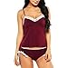 Produktbild Damen Dessous Weihnachten Luckycat Womens Plus Size Wimpern Dessous Bodydoll V Ausschnitt Spitzendetails Pyjamas Set Nachtwäsche Unterwäsche Reizwäsche Dessous-Sets