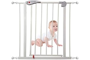 DENNY SHOP Baby Safety Gate Pet Dog Barrier for Home Stair Doorway Safe Secure Guard by Crystals®