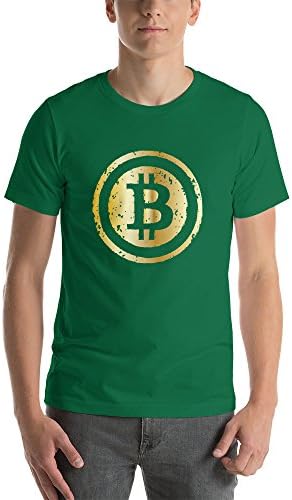Jurassic Games Bitcoin Logo, Crypto Currency Short-Sleeve Unisex T-Shirt