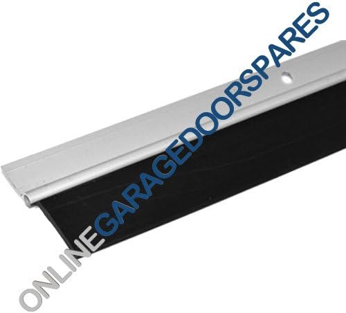 Weather Defender Rubber Draught Excluder 2500mm For Garage Doors Narrow 25mm