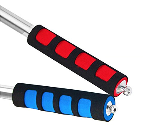 Vpsan Edelstahl 2M Skalierbar Flaggenstock Fahnenmast Flagge Fahnenstange soft Halt Der Tag der Deutschen Einheit Carnival Party Flaggenmast (Rot) - 5