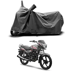 SEBONGO TVS Star City Plus BS6 Water Resistant UV Protection & Dustproof Bike Body Cover ( Grey )