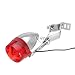 Produktbild TENGGO 9 X 2.5 Cm Classic Retro Fahrrad Hinten Led Anzeige Rot Lichtkabel Halterung Atv