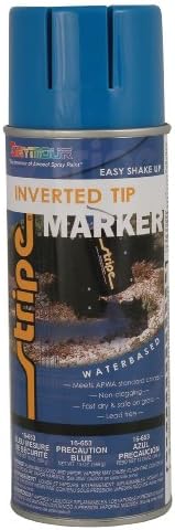 Seymour 16-653 Stripe Water Base Inverted Tip Marker, Precaution Blue by Seymour Paint