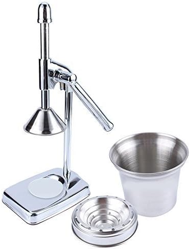 Hand Press Manual Fruit Juicer Stainless Steel Juice Squeezer Citrus Orange Lemon
