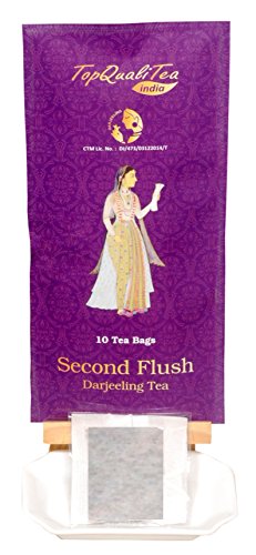 Organic Darjeeling Second Flush Tea (10 individually wrapped handmade leaf tea bags) RS.104 (68.00% Off) - Amazon