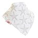 Zippy Bandana Dribble Bibs, Super Absorbent For Teething Babies, Fits Newborn To Toddler, Award Winning, 4 Pack (Unisex Grey and White)