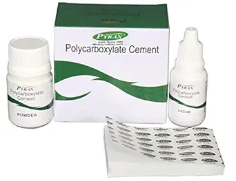 Pyrax Polycarboxylate Dental Filling cement (1 x 30g powder jar, 1 x 15ml Liquid, 1 x spoon, 1x Mixing pad) from factory