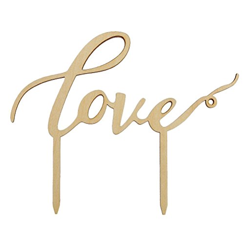 ROSENICE Topper Torte Love Amore Cake Topper Matrimonio Decorazione