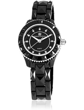 Herzog & Söhne Damen-Armbanduhr XS Analog Quarz Keramik HSW0A-622A
