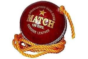 Flyer Leather Cricket Practice Hanging Ball with Rope with Adjustable String for Batting Practice & Knocking for Adults, Boys, Girls, Youth, Indoor and Outdoor Practice.