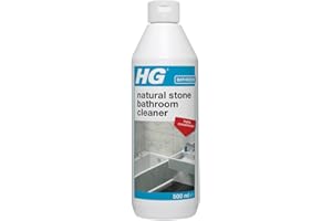HG Natural Stone Bathroom Cleaner, Bath & Shower Cleaner for Tiles, Highly Concentrated For Tiled Wall & Bathroom Floor, Limescale Remover & Soap Scum Remover - 500ml