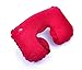 Produktbild cmoo6y rot aufblasbares U-förmigen Reisen Flight Kissen Hals Rest Compact Air Kissen