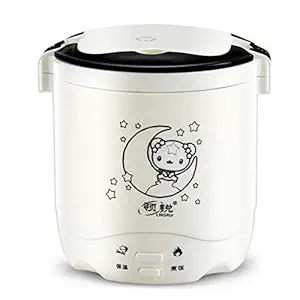 WorldCare 1.2L Non-Stick 180W Portable Electric Rice Cooker For Student Small Pot - White