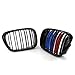 Produktbild Minzhi Gloss Black Double Line M-Farbe Frontnierengitter für BMW 5er E39 518 520 523 525 528 530 99-04