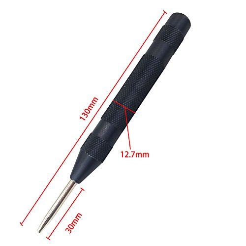 JTENG Automatische Körner mit einstellbarem Hub Selbstschlagender Automatik Körner werkzeug Durchtreiber splinttreiber 130 mm - 6