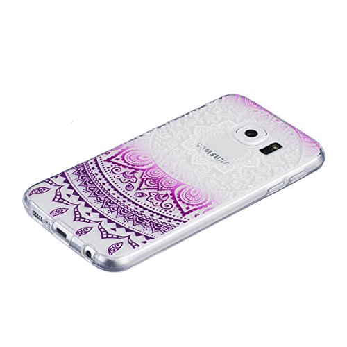 Funda Samsung Galaxy S6 XiaoXiMi Carcasa Transparente de Silicona Clear Soft TPU Silicone Case Cover Bumper Funda Protectora Carcasa Blanda Caso Suave Flexible Caja Delgado Ligero Casco Anti Rasgu os Anti Choque Funda con Patr n de Dise o nico para Samsung Galaxy S6 - Mandala Blanco P rpura reviews Funda Samsung Galaxy S6 XiaoXiMi Carcasa Transparente de Silicona Clear Soft TPU Silicone Case Cover Bumper Funda Protectora Carcasa Blanda Caso Suave Flexible Caja Delgado Ligero Casco Anti Rasgu os Anti Choque Funda con Patr n de Dise o nico para Samsung Galaxy S6 - Mandala Blanco P rpura
