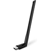 TP-Link Archer T2U Plus, Wireless USB Adapter with AC 600 Mbps Antenna