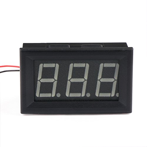 DROK? Digital Readout 12V Car Battery Volt Meter 3.5-30V Voltmeter Auto Gauges Red LED - 4
