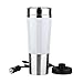 Produktbild Auto-Chemikalien B Auto-Chemikalien-Wasserkocher Boiling 12/24 Volt Zigarettenanzünder Heizung Cup Vakuum Isoliert Edelstahl 450ML 50W Heizung bis zu 100 Grad Celsius, Weiß, 12V