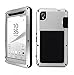 Produktbild Sony Xperia Z3 Hülle Case, Eastcoo wasserdicht stoßfest Alloy Aluminum Metal Bumper Gorilla Glass Soft silikon Military Schwer Metall Militär starkes stoßfestes hartes Hülle Tasche cover für Sony Xperia Z3