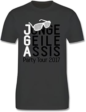 JGA Junggesellenabschied - JGA - Junge Geile Assis 2017 - Herren T-Shirt Rundhals