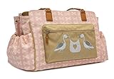 Pink Lining Wickeltasche Twins Bag ‚Twice as Nice‘ Cream Bows on Pink - 2
