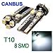 Price comparison product image 2 X XENON WHITE 8 SMD 501 W5W T10 CANBUS ERROR FREE LED SIDELIGHT BULBS 6000K