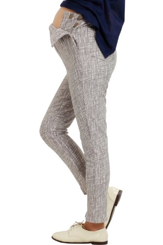 Sweet Mommy Maternity Stretch Trousers [Made in Japan] SI0032 White M(10-12)