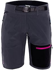 Ternua Mika Bermuda, Mujer, Negro (Whales Grey), S