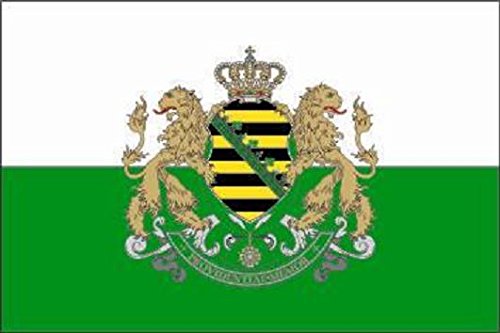 U24 Fahne Flagge Sachsen Königreich Sachsen 90 x 150 cm