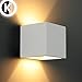 Produktbild LED / Halogen Wurfel Leuchte GIPS Wandleuchte PLASTER-2 Weiss IP20 JC G9 Fassung Innenlampe Wandlampe Wandleuchte Flurleuchte 230V