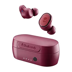 Skullcandy Sesh Evo Truly Wireless Bluetooth in Ear Earbuds with Mic (Deep Red)