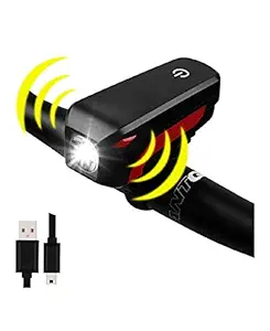 FASTPED 350LM 3 Modes Standard USB Charging 2000mAh Battery Bike Light with 120db Horn Single Item&euro;&brvbar;