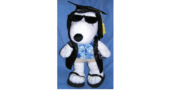snoopy graduation plush