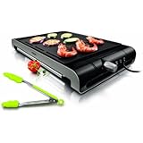 Meilleur Prix Wik 9129 1W Grill Rversible avec Pieds / Paravents 2000 W 