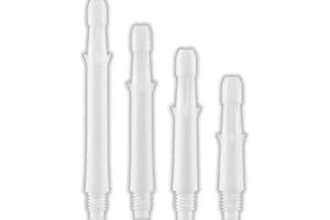 L.Style LSTYLE Dart-Schäfte: 2BA Standard-Gewinde Nylon Stiele - Champagnerringe im Lieferumfang enthalten